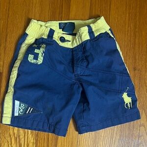 Polo by Ralph Lauren Kids' Blue and Yellow Shorts